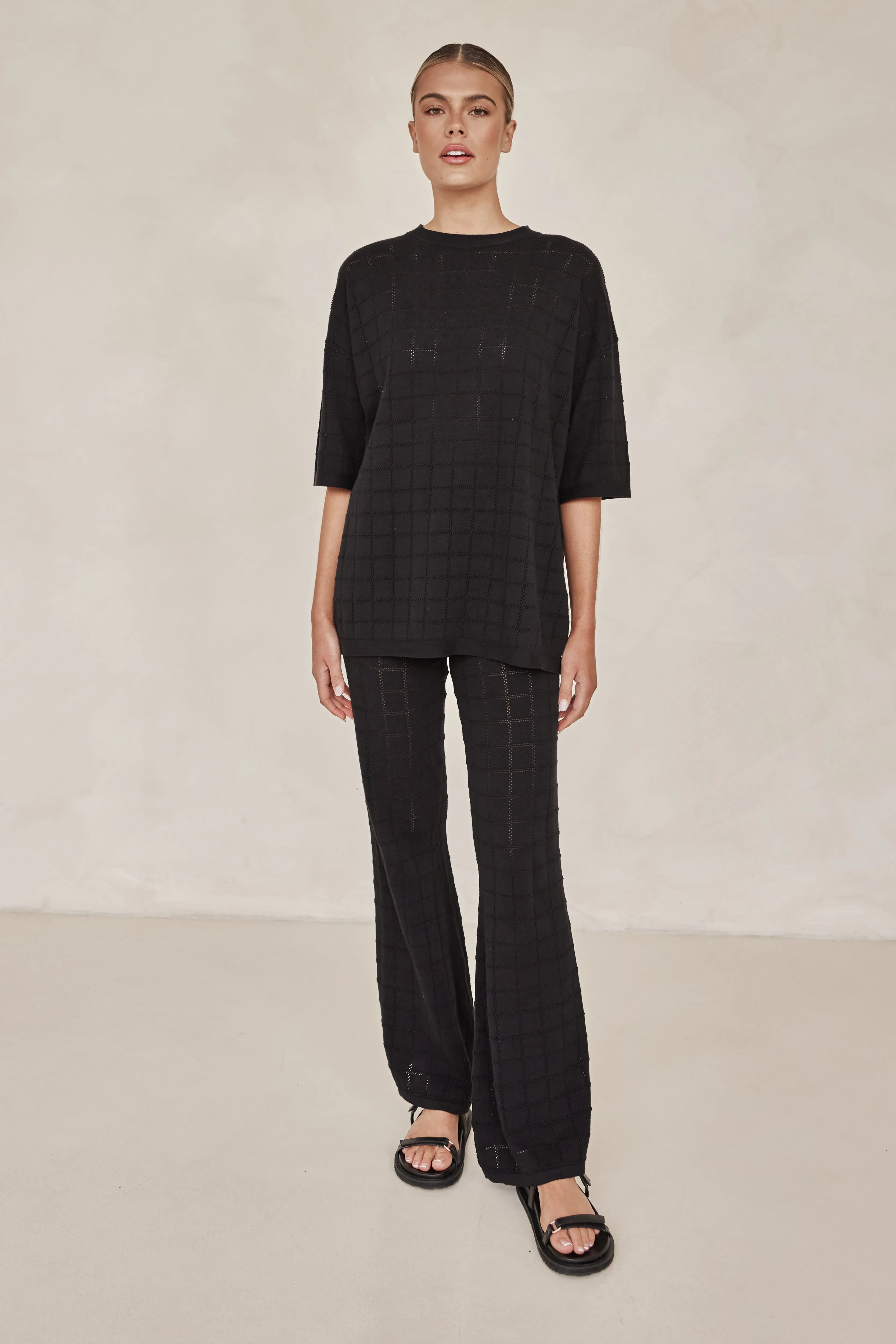 Aime Knit Pant (Black)