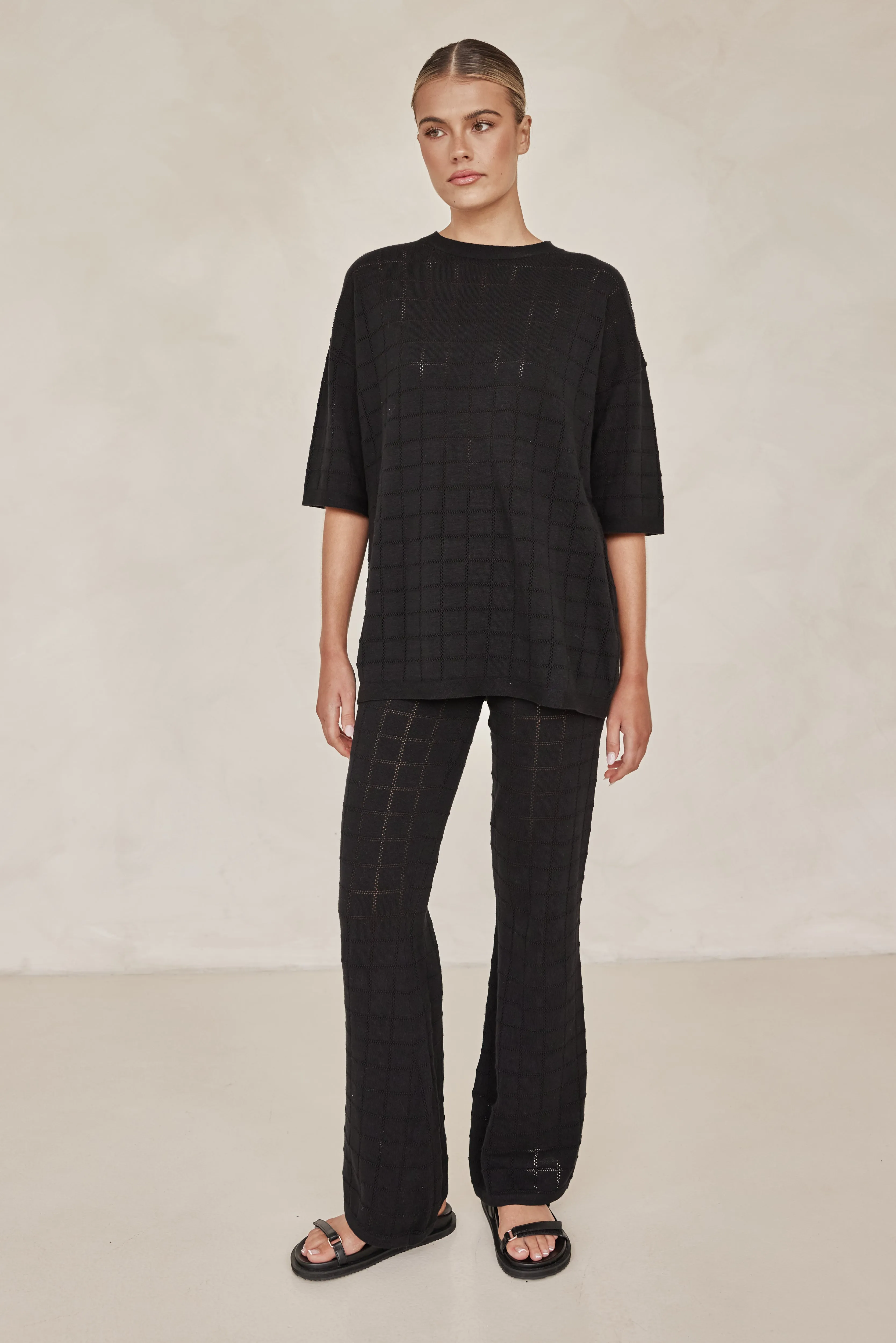 Aime Knit Pant (Black)