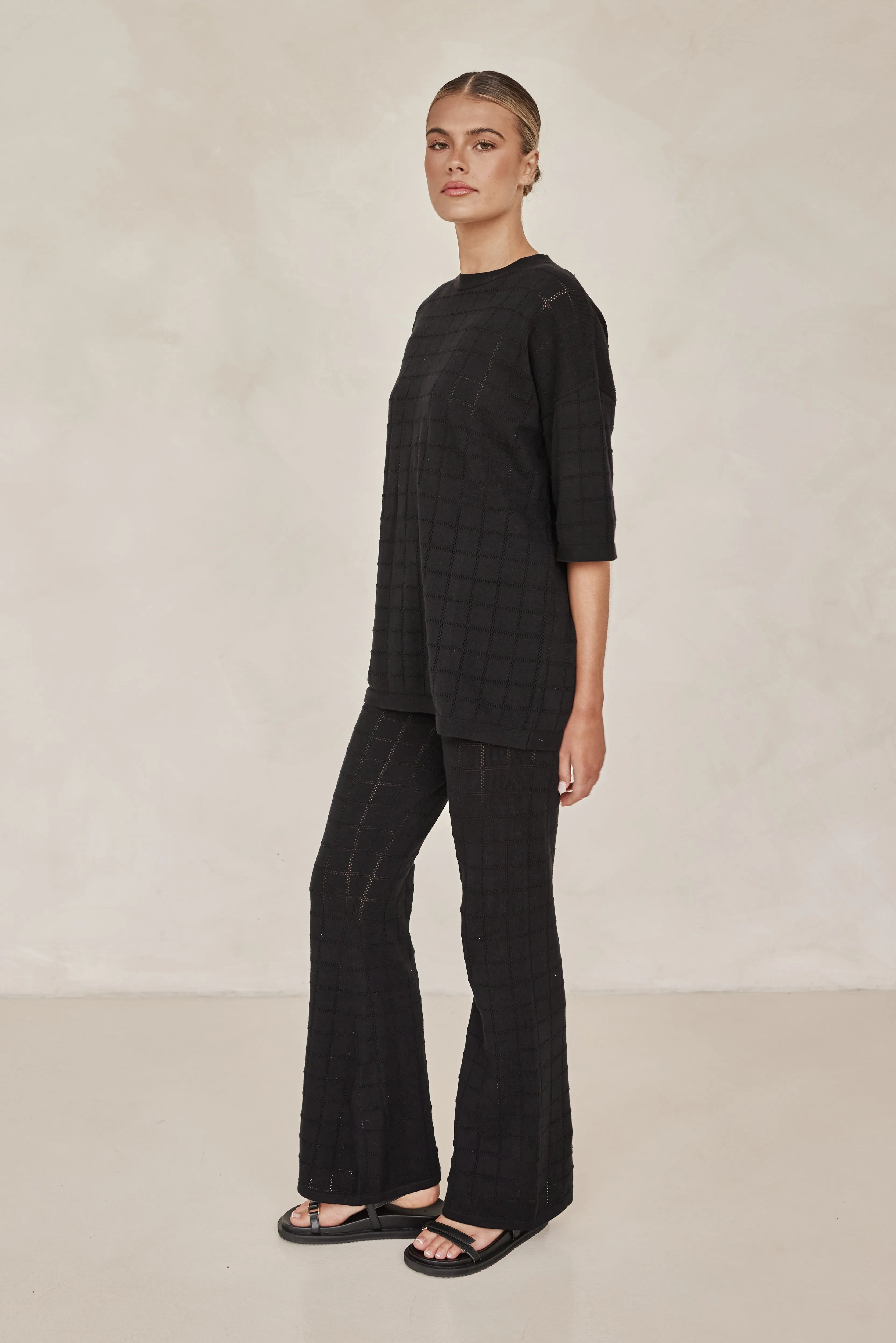 Aime Knit Pant (Black)