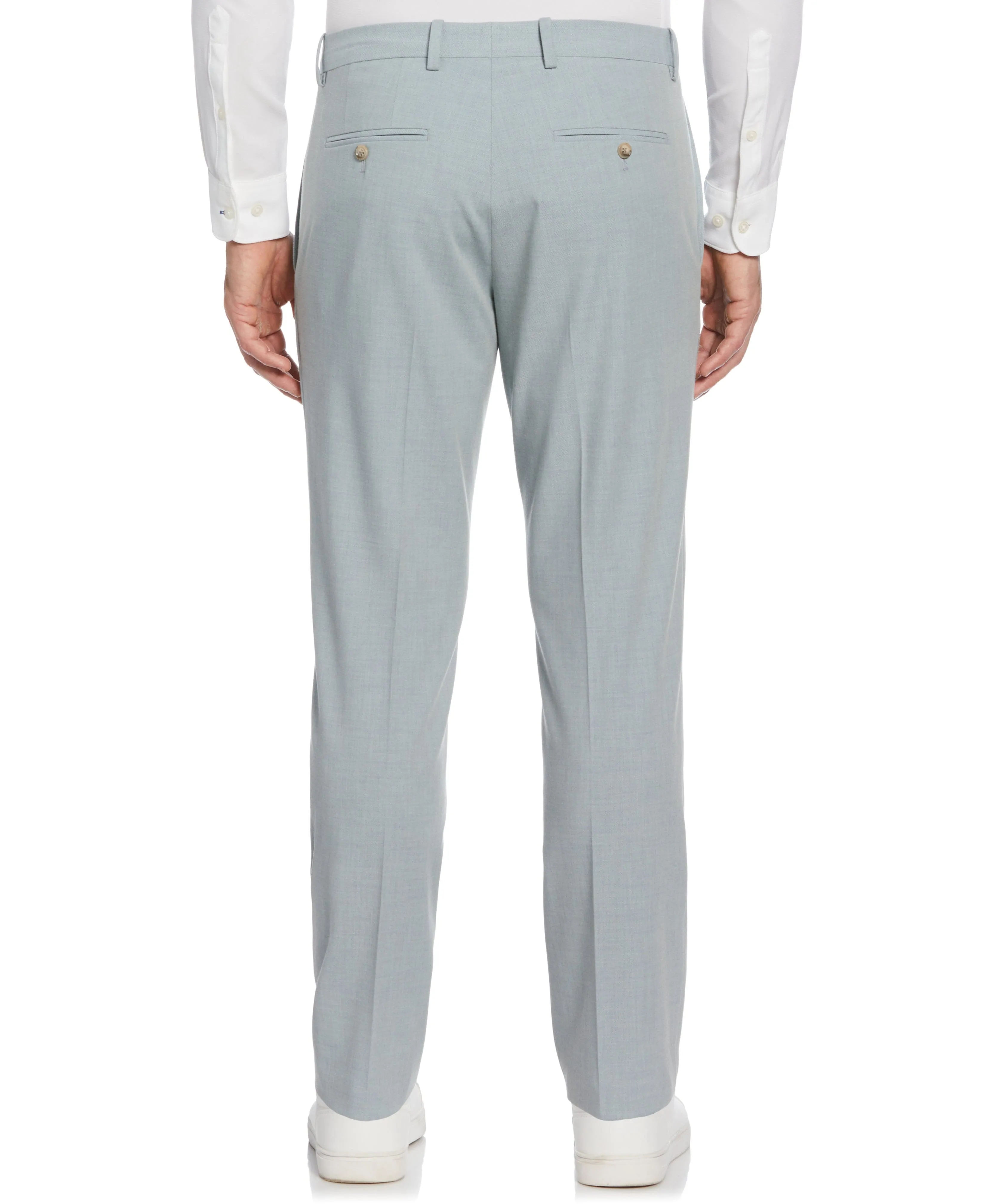 Tua X Perry Ellis Collaboration Slim Fit Two-Tone Tech Stretch Suit Pant